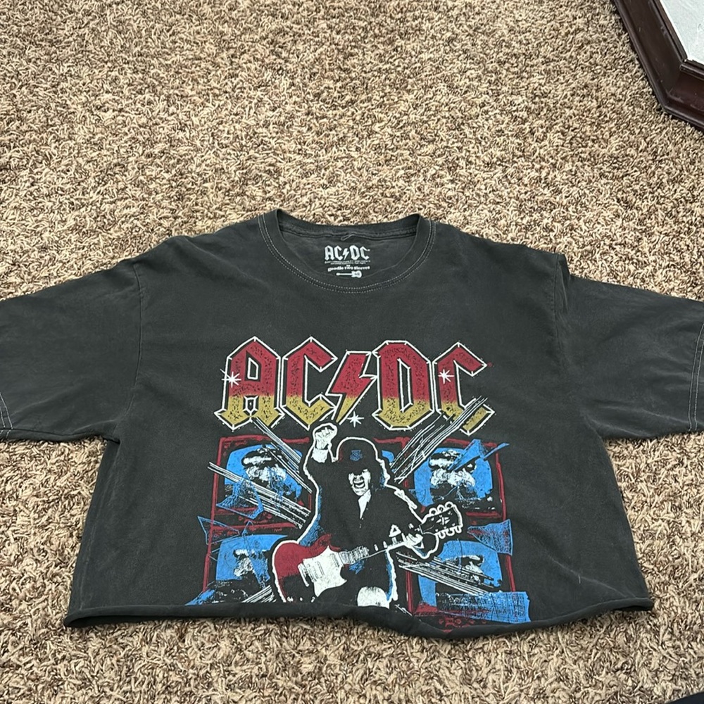 AC/DC Cropped T-Shirt